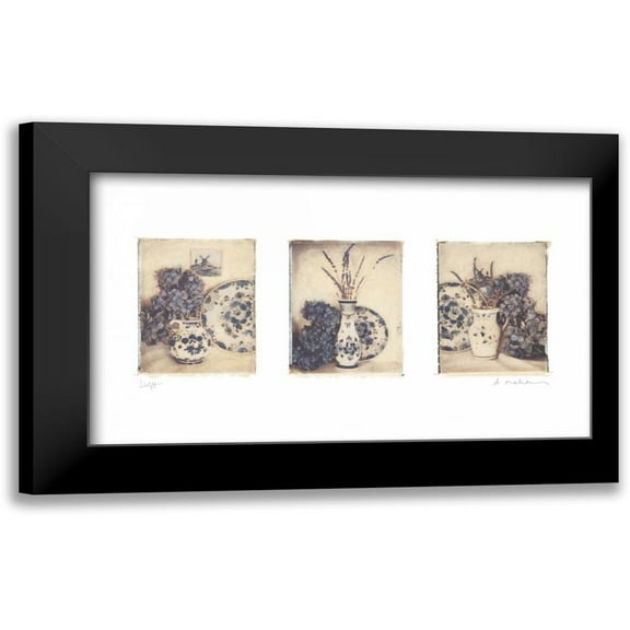 Melious, Amy 14x10 Black Modern Framed Museum Art Print Titled - Delft