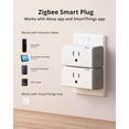 thumbnail image 4 of SONOFF S31 Lite Mini Zigbee Prise Intelligente Fonctionne avec Alexa SmartThings, Certifié ETL FCC, Prises Intelligentes Maison Intelligente 4 Paquets, 4 of 6