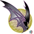 thumbnail image 2 of Bat Doodle Bad Moon Long Sleeve Shirt, 2 of 11