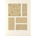 thumbnail image 2 of Jules Bourgoin 14x18 Gold Ornate Wood Frame and Double Matted Museum Art Print Titled - The Elements of Arabic Art Pl 193 (1879), 2 of 4