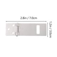 thumbnail image 2 of TABLZONE 2Jgo Pestillo Seguridad Para Puertas Y Muebles Inoxidable Color Plata Hogar, 2 of 7