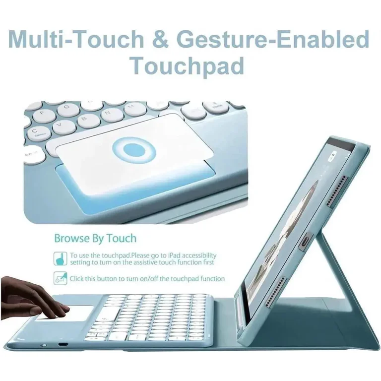 Keyboard Case for iPad Air 11 Inch 2026 2025 2024 M4 M3 M2, iPad