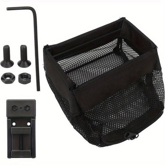 Molle Dump Pouch, Brass Catcher Shell Catcher, Nylon Mesh Magazine Recovery Pouch Drastring Ammo Bag for Field Activities, Rifle Range Shooting