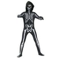 thumbnail image 2 of Glisme Boys Romper Kids Hallomas Halloween Skeleton Dress Up Child White Bones Stretch Jumpsuit Cute Playwear Black, 2 of 9