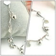 thumbnail image 4 of 1 Pce Bracelet de Cheville Réglable Argent pour Filles Usage Délicat à Long Terme, 4 of 8