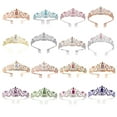 thumbnail image 5 of Queen Tiaras Crowns Headbands for Weddings and Parties Crystal Headpiece for Bride Special Occasion Stage Show Headwear, 5 of 9
