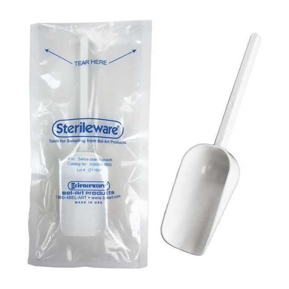 Manufacturer Varies Sampler Scoop,4 oz,Wht,Polystyrene,PK100 H36904-0000
