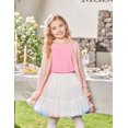 thumbnail image 5 of Arshiner Girls Pleated Long Sleeve Shirts Crewneck Casual Fashion Tops Blouse Tee, 5 of 6