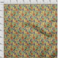 thumbnail image 4 of oneOone Polyester Spandex Yellow Fabric Abstracts Fabric For Sewing Printed Craft Fabric By The Yard 56 Inch Wide, 4 of 5