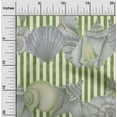 thumbnail image 2 of oneOone Rayon Medium Gray Fabric Sea Shells Ocean Dress Material Fabric Print Fabric By The Yard 56 Inch Wide, 2 of 4