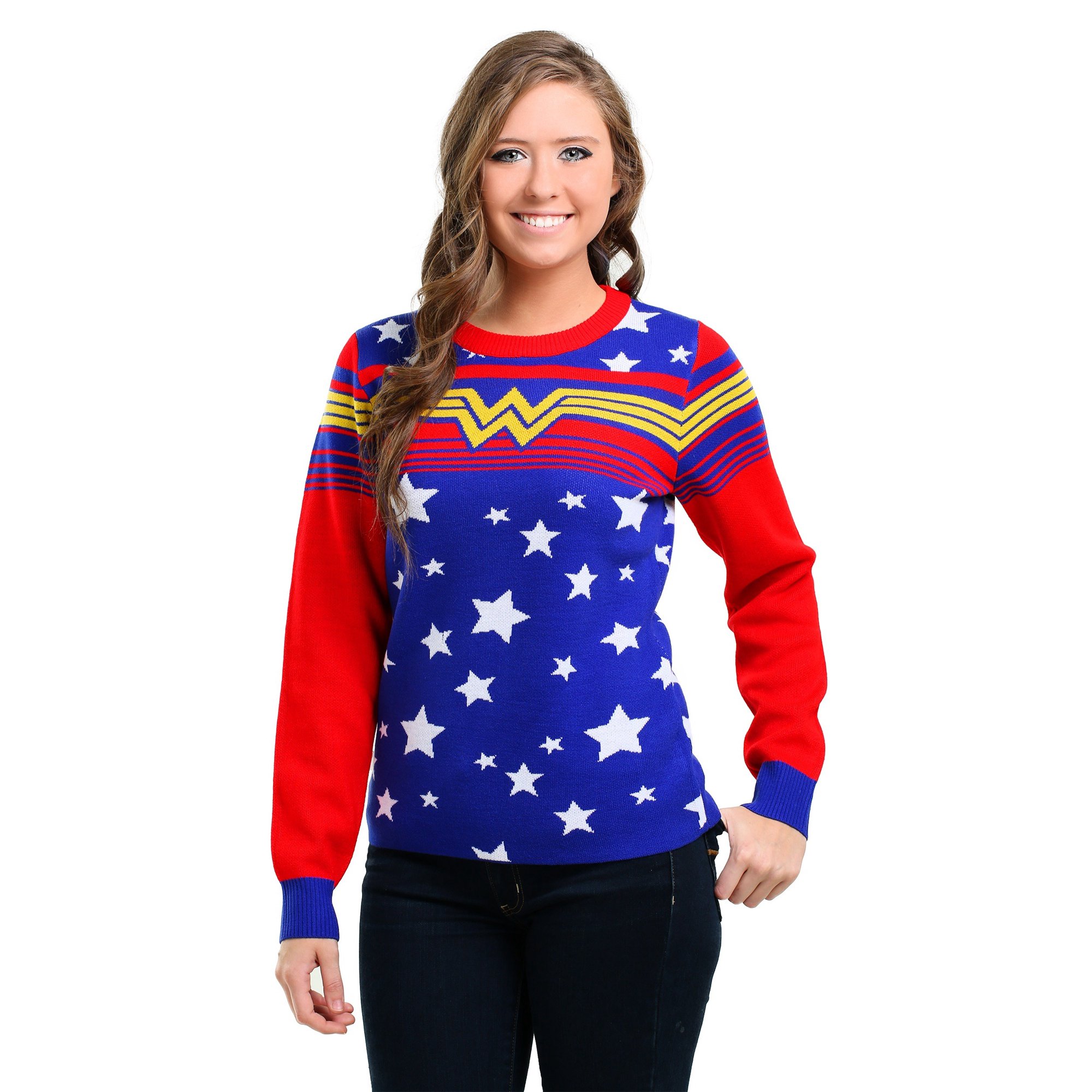 Women's Wonder Woman Tunic Ugly Christmas Sweater | Walmart Canada