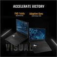 thumbnail image 2 of ASUS TUF Dash 15 Gaming Laptop, 15.6" IPS FullHD Display, 12th Gen Intel Core i5-12450H, 32GB DDR5 RAM, 2TB PCIe SSD, RTX 3050 Ti, Backlit Keyboard, Wi-Fi 6, Windows 11 Home, Black, 2 of 5
