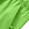 thumbnail image 6 of ITSAME Active Shorts for Mens, Quick Drying Elastic Waist Active Fit Casual Sports Breathable Shorts Green L, 6 of 7