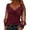 Red, variant on Women's Sequin Mesh Tops Plus Size Long Sleeve V Neck Sparky Glitter T Shirts Dressy Casual Party Blouses(Black,Small)