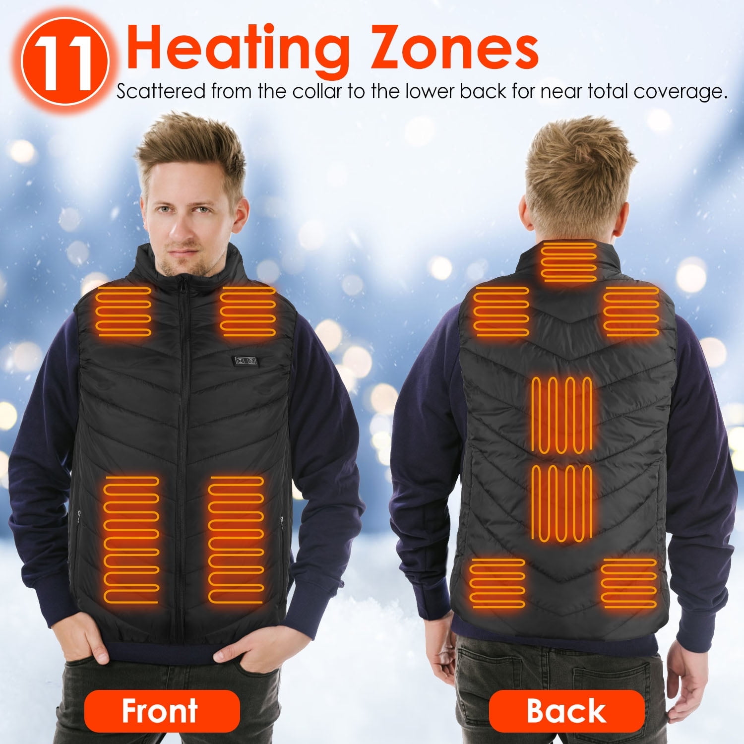 Teqhome Heated Vest Heated Clothing For Men Women