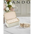 thumbnail image 2 of Joyero Vlando Travel Storage de piel sintética para 12 bolsas, 2 of 6