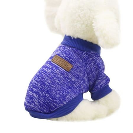 Pink Dog Knit Sweater - Pet Dog Jacket Winter Warm Puppy Cat Knitted Sweater Jumper Coat Clothes Apparel