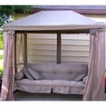 thumbnail image 3 of Gazebo Swing Replacement Canopy Top Cover and Netting Set, 3 of 4