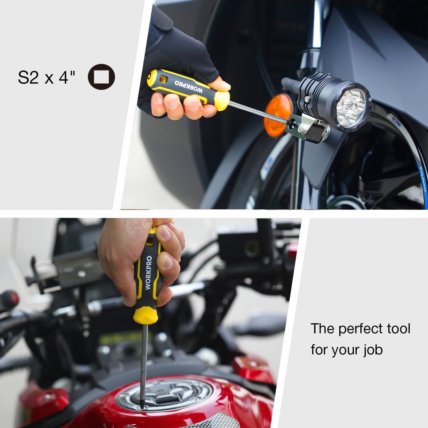 WorkPro Square Screwdriver S2 x 4"/100mm