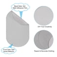 thumbnail image 4 of Kit de Parches Termoadhesivos Uxcell 4 Pcs 7 x 4 pulgadas para Codos y Rodillas de Terciopelo para Pantalones, Camisas, Chaquetas, Gris Claro, 4 of 7