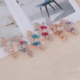 thumbnail image 5 of Unique Bargains 1 Pc Hair Clip Crystal Rhinestone Flower Blue, 5 of 5