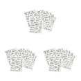 thumbnail image 2 of Maoww 9piece Elegant And Easy-to- Black Transparent Sticker For Bathroom Container Suitable For Various 3Set, 2 of 6