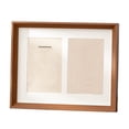 thumbnail image 2 of jifeng Medal Display Case Medal Shadow Box Collectible Tabletop Decor with Clear Window Teak color, 2 of 7