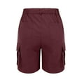 thumbnail image 5 of QIJUNTUO ​Women's Utility Multi Pocket Outdoor Shorts With Durable Construction For Trail Hiking Adventures And Camping Gear​ Wine, 5 of 8