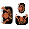 thumbnail image 3 of African Girl Crown Rarrings Girl Shower Curtain Bathroom Pedestal Rug & Toilet Seat Lid Cover & Non-slip Rubber Floor Carpet Bath Mat, 3 of 4