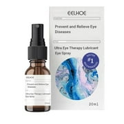 Eyelid and Lash Cleanser Spray (20ml) - Gentle Hypochlorous Acid Formula, Soothes Eye Irritation, Maintains Lash Extensions, Oil-Free and Non-Irritating, Eco-Friendly Glass Bottle