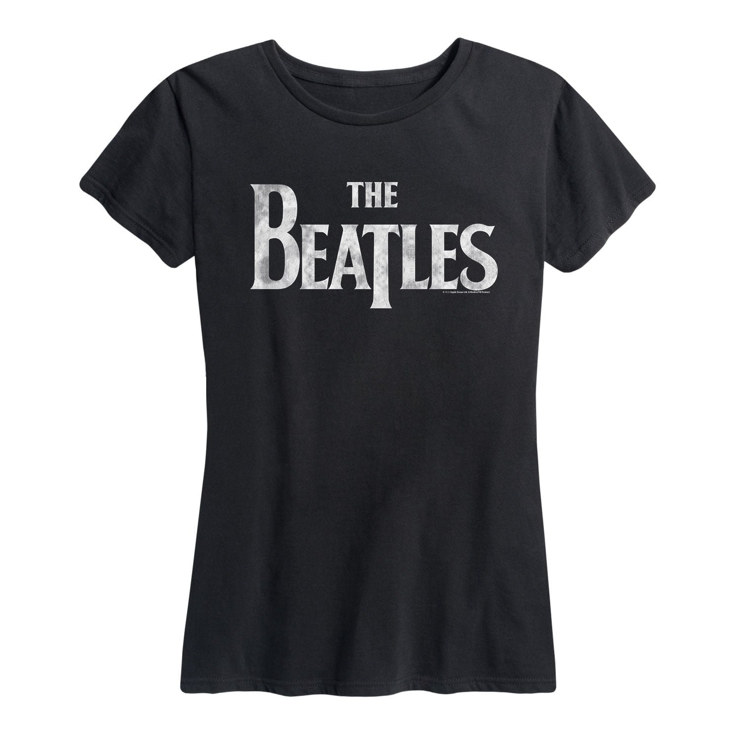 The Beatles Woman short sleeve Black-White Tshirt K137-W