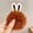 Gold, variant on Tao Tao Bunny Ear Scrunchie Hair Accessories Hair Ties Tiara Hair Bands Fluffy Scrunchies Fuzzy Hair Scrunchies Furry Scrunchies For Women Girl Gold Free Size