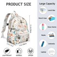 thumbnail image 6 of Boho Bohemia Rainbow Backpack for School,Cute School Bag,Schoolbag with Adjustable Shoulder Straps & Padded Back,13.4"x11"x4.7", 6 of 6