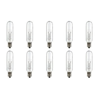 cec industries #15t6-145v bulbs, 145 v, 15 w, e12 base, t-6 shape (box of 10)
