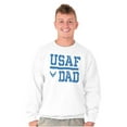 thumbnail image 3 of US Air Force USAF Dad Military Father Men's Crewneck Sweatshirt Brisco Brands M, 3 of 6