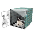 thumbnail image 5 of Moroccan Dog Crate Cover, Geometric Repetitive Pattern of Eastern Floral and Star Inspired Ornaments, Easy to Use Pet Kennel Cover Small Dogs Puppies Kittens, 7 Sizes, Multicolor, by Ambesonne, 5 of 6