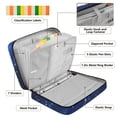 thumbnail image 4 of Haosy Accordion File Organizer Zipper Binder 500 Sheet 6-Tab Expanding File Folder Multi-Pocket 1.2 Inch 3 Ring Bright Star in Sky, 4 of 7