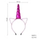 thumbnail image 3 of 4 diademas de unicornio para niñas con orejas de cuerno de animal y purpurina, accesorios para el cabello para fiestas de cumpleaños, temáticas de princesa, cosplay infantil y decoración navideña., 3 of 4