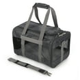 thumbnail image 5 of Sherpa Original Deluxe Travel Pet Carrier, Airline Approved & Guaranteed On Board - Charcoal Gray, Medium, 5 of 11