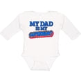 thumbnail image 3 of Inktastic My Dad is My Superhero Boys or Girls Long Sleeve Baby Bodysuit, 3 of 5