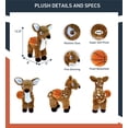 thumbnail image 3 of DolliBu Standing Deer Large Stuffed Animal with Basketball Plush – Soft Huggable Deer, Adorable Playtime Plush Toy, Cute Wildlife Gift Plush Doll Animal Toy for Kids and Adults – 12.5 Inches, 3 of 6