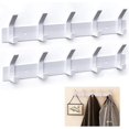 thumbnail image 1 of Coat Rack Wall Mounted ，Heavy Duty Aluminum Double Hook Coat Hook Modern Clothes Hook Rails Wall Hook Rack for Coat Hat Towel Purse Robes Mudroom Bathroom Entryway (), 1 of 7