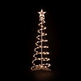 thumbnail image 5 of Northlight Pre-lit Spiral Outdoor Christmas Trees - 3' 4' and 6' - Clear Lights - Set of 3, 5 of 9