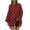 Red, variant on Hoodless Sweatshirt for Women Oversized Crewneck Sweatshirt Printed Long Sleeve Tunic Tops