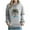 E Gray, variant on Women's Hoodies Christmas Tree Print Long Sleeves Pullover Hoodie Oversized Cozy Fall Winter Sweatshirt with Kangaroo Pocket