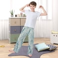 thumbnail image 5 of Kids' Pajama Pants Soft Relaxed Fit Sleep Pants Lounge Pants with Pockets Delicate Dragonflies Pattern Small, 5 of 9