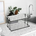 thumbnail image 4 of HOZVOMI Bathroom Kitchen Organizer - 2 Tier Vanity Storage Rack, Transparent Stackable Cosmetic Organizer for Bathroom Countertop and Dresser, 4 of 6