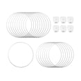 thumbnail image 3 of DOLITY 18 Pcs Treillis Rond Empilable Support pour Plantes de Jardin Lierre, 3 of 7