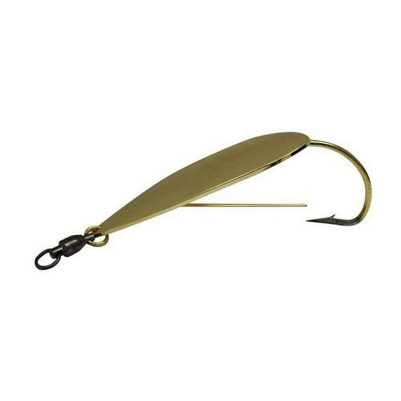 H&H Tackle Redfish Weedless Spoon Fishing Lure, Gold, 0.25 oz, HRWS14-02