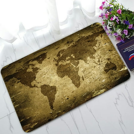 - PHFZK Vintage Doormat, Ancient World Map Doormat Outdoors/Indoor Doormat Home Floor Mats Rugs Size 30x18 inches